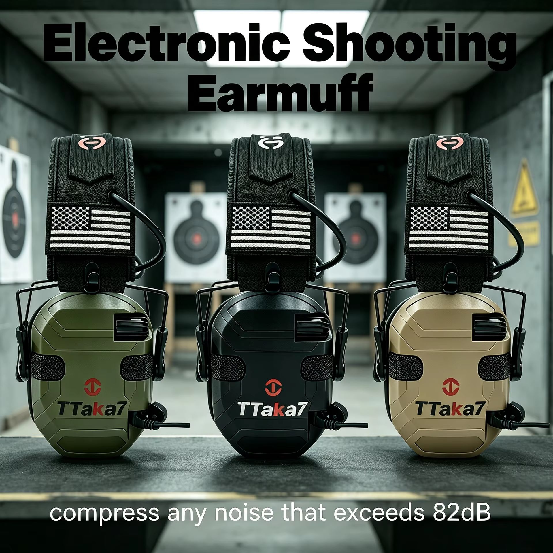 Ear Muff Foldable - New Tactical Electronic Shooting Foldable Earmuff