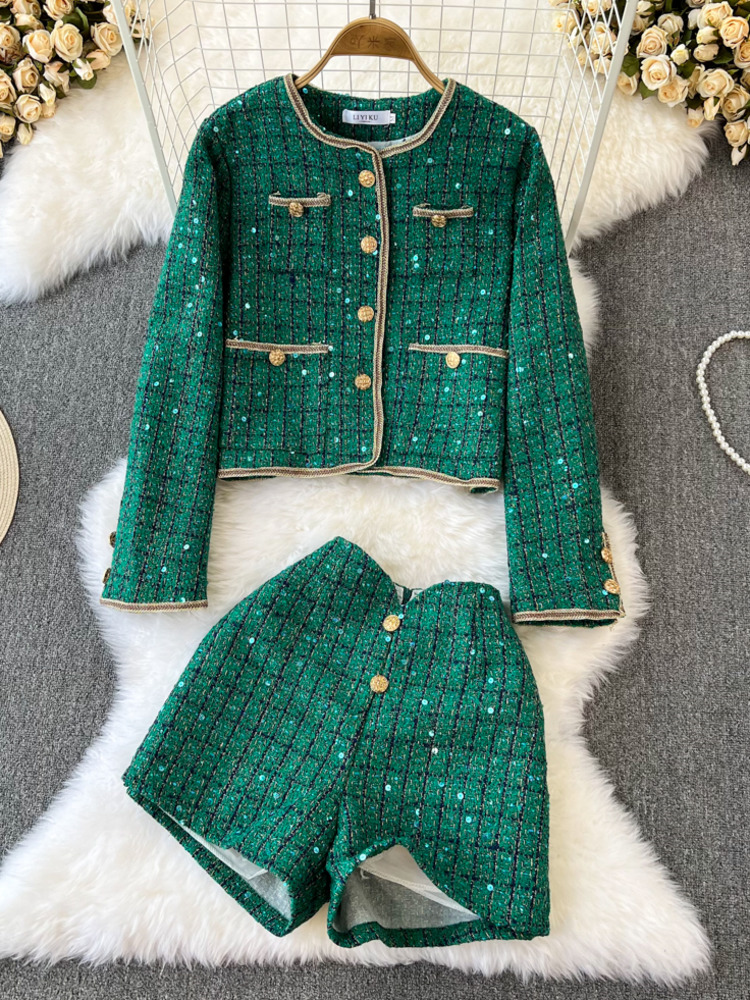 Y2K Winter Clothing - Autumn Winter Lady Two Piece Outfit