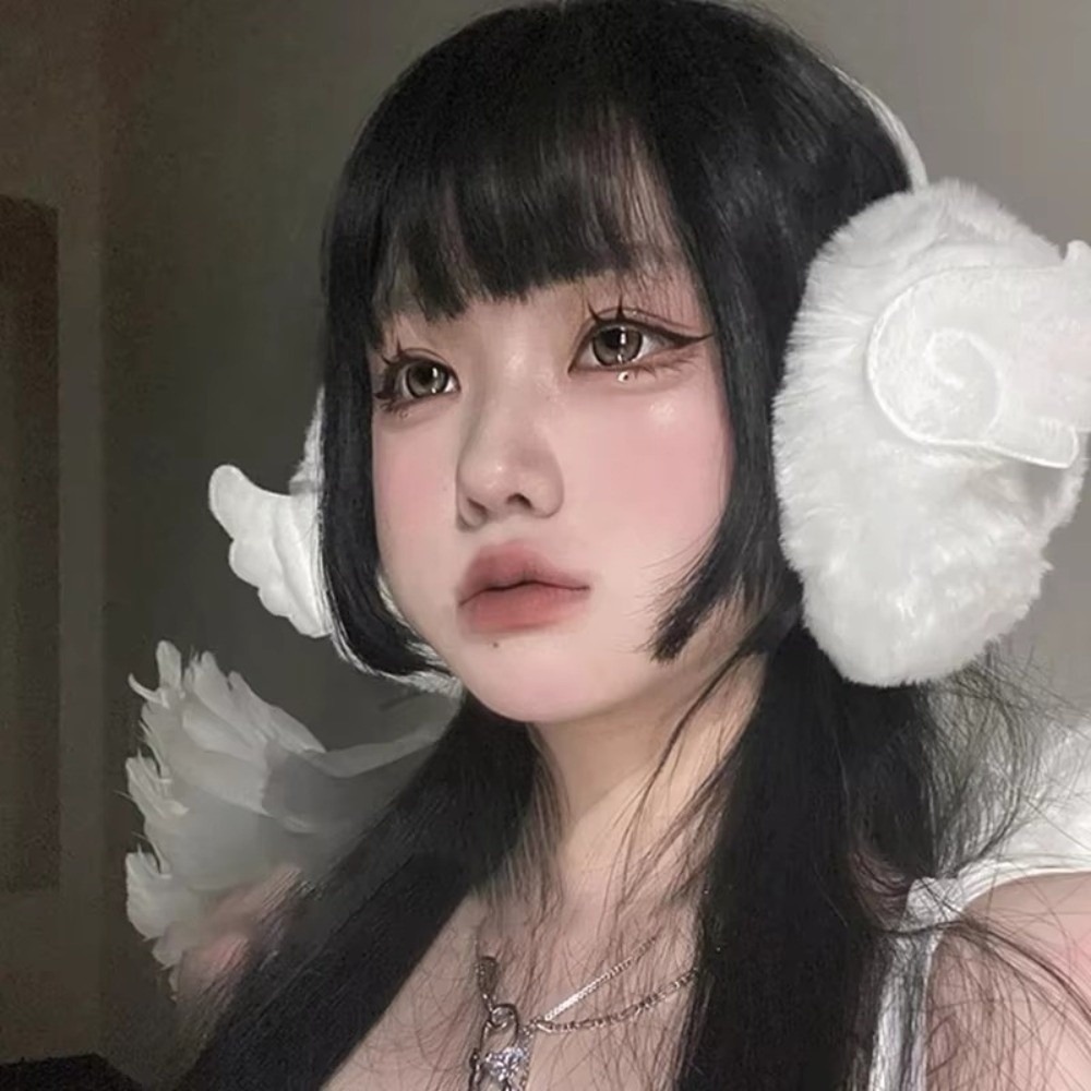Ear Muff Foldable - Harajuku Style Warm Earmuffs Foldable Cold-proof