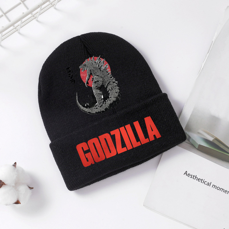 Winter Clothing For Kids - Godzilla Knitted Hat Winter Spring Cool