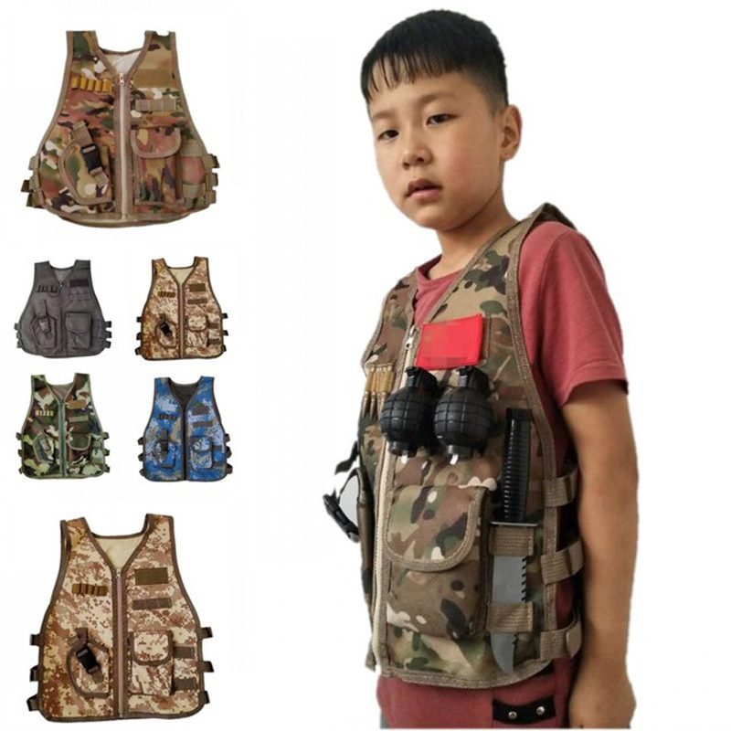 Winter Clothing For Kids - Children Army Tactical Military Sniper Vest