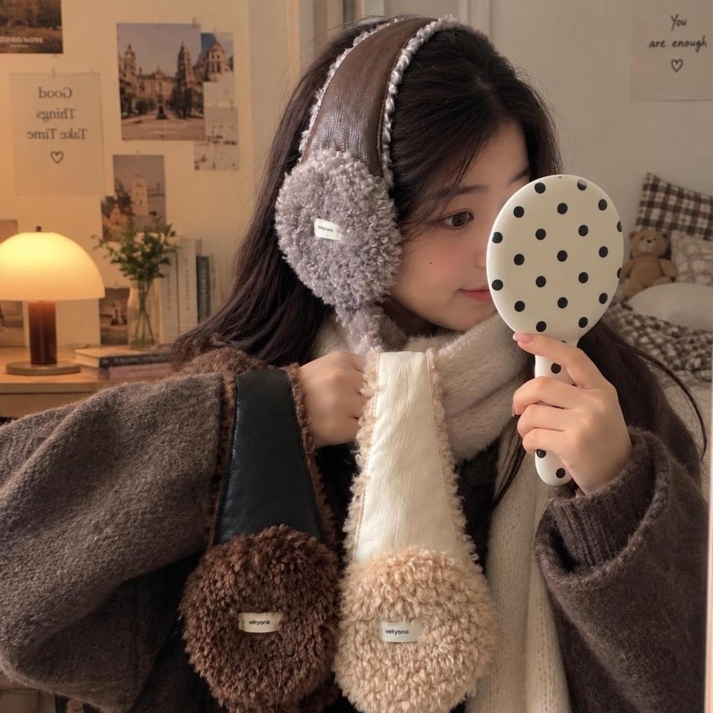 Japanese Style Vintage Faux La - огляд і ціна Ear Muff Foldable
