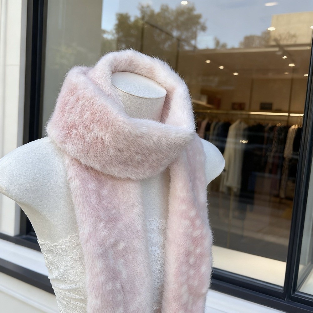 Cute Deer Print Scarf Winter W - огляд і ціна Ear Muff Foldable
