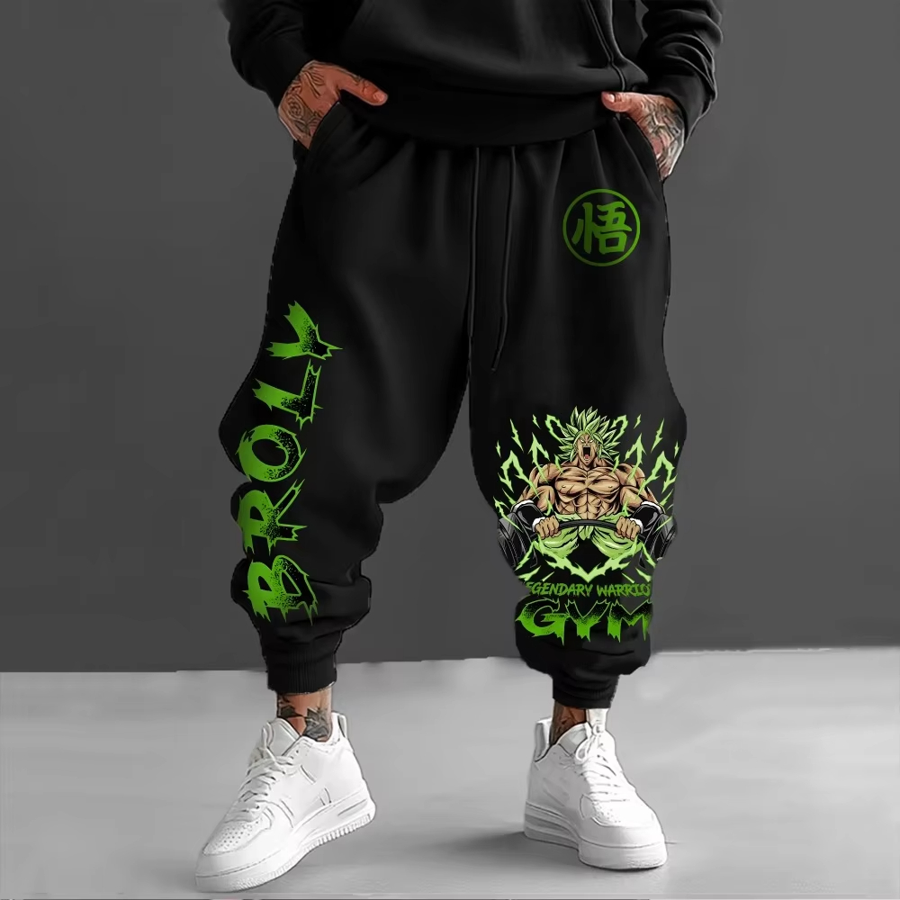 Dragon Ball Men's Pants Sports - огляд і ціна Y2K Winter Clothing