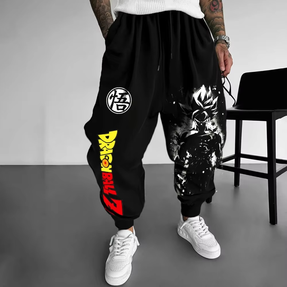 Dragon Ball Men's Pants Sports - огляд і ціна Y2K Winter Clothing