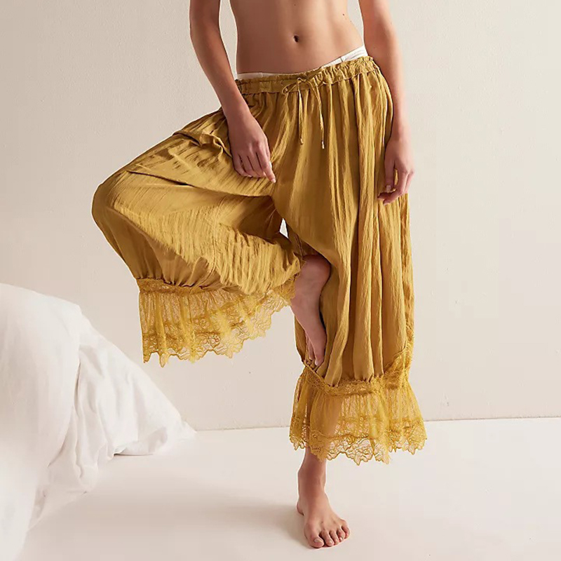 Women Lace Trim Pants Vintage  - огляд і ціна Winter Under Clothing