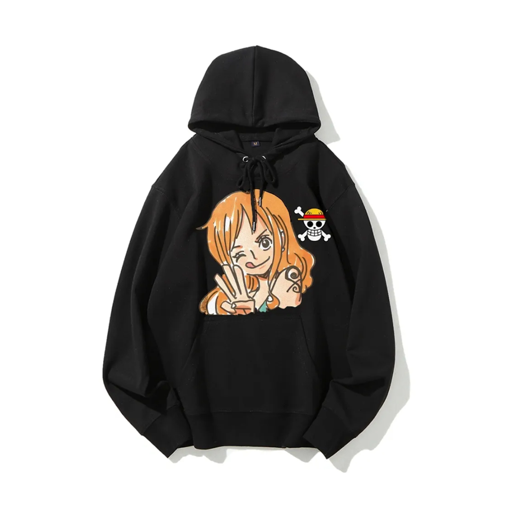 One Piece Nami Anime Hoodie Me - огляд і ціна Y2K Winter Clothing