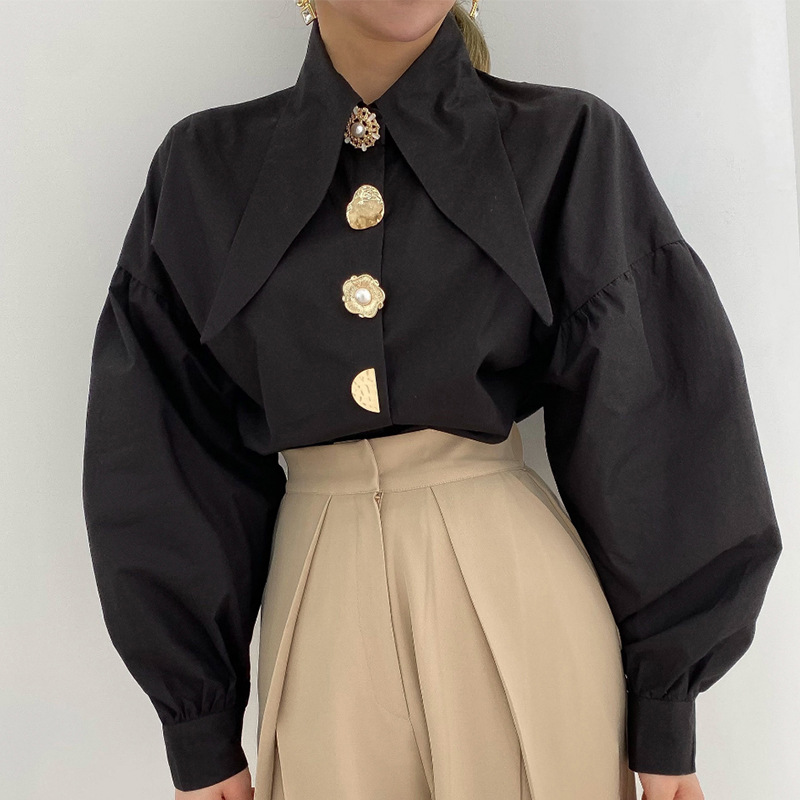 White Elegant Pearl Women Shir - огляд і ціна Y2K Winter Clothing