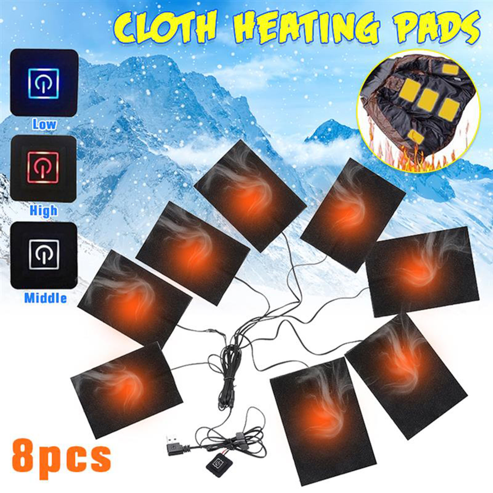 Electric Warming Sheet USB Pow - огляд і ціна Winter Under Clothing