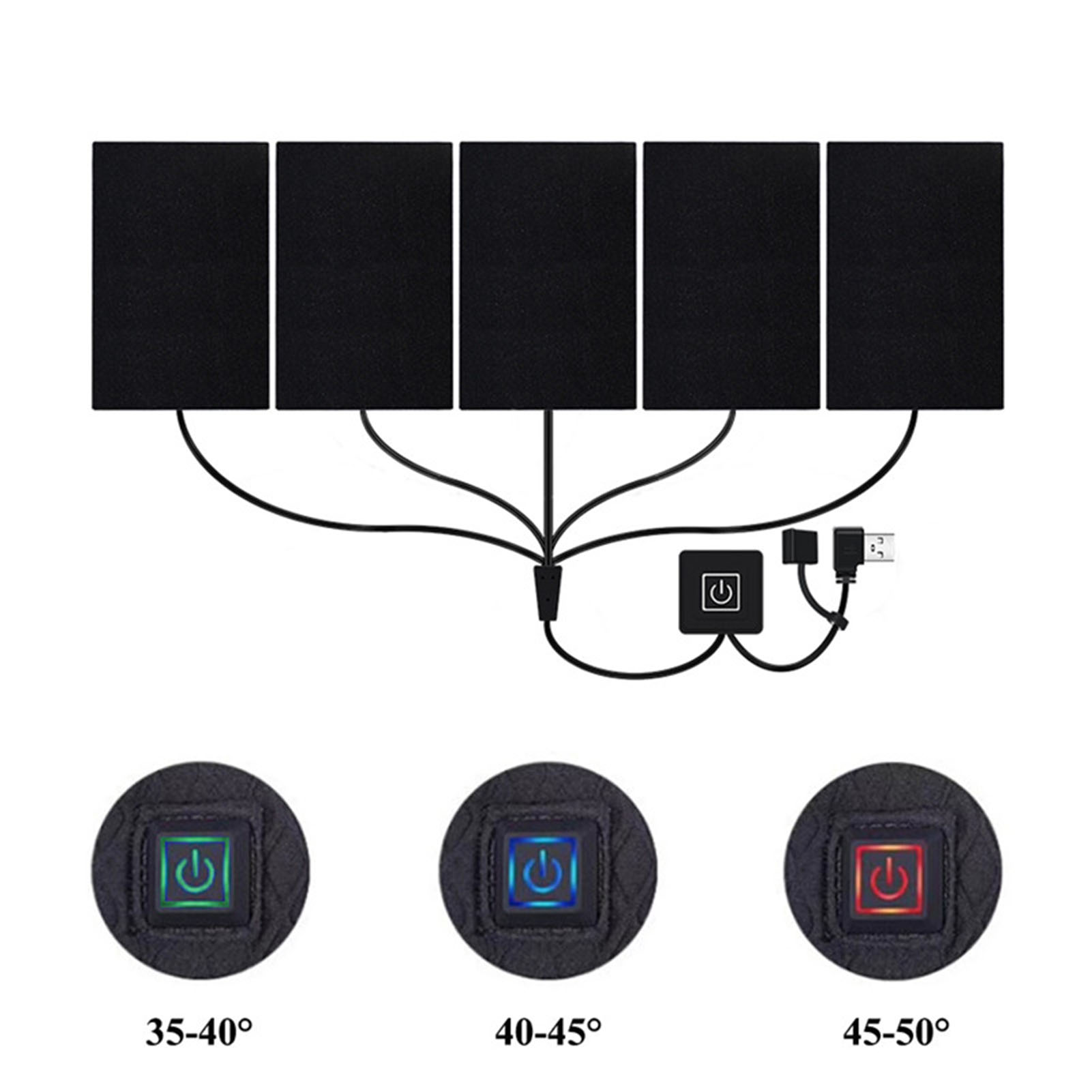 Electric Warming Sheet USB Pow - огляд і ціна Winter Under Clothing