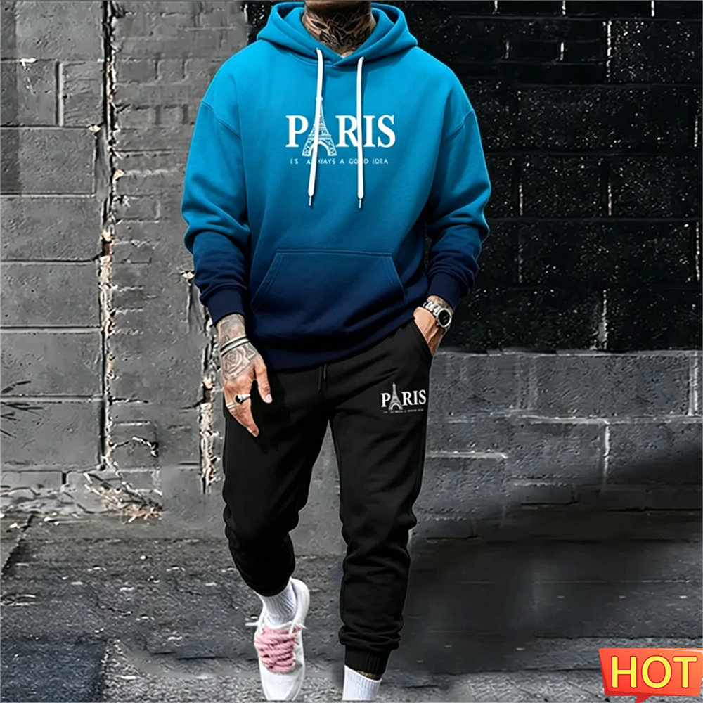 Autumn/Winter Men's Hoodie Set - огляд і ціна Y2K Winter Clothing