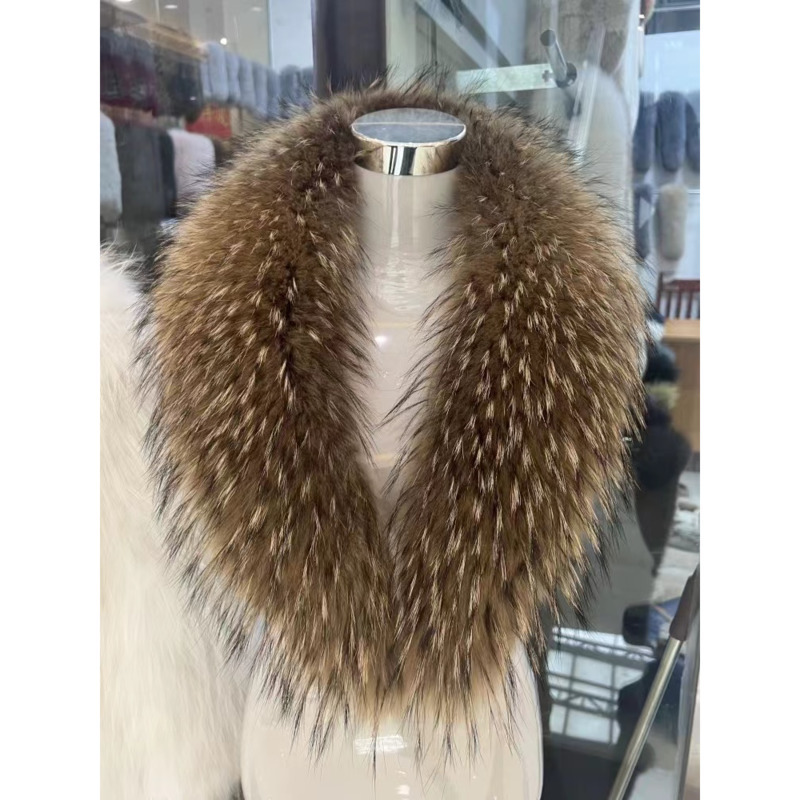 Raccoon Fur Collar Female Wint - огляд і ціна Winter Clothing Essentials