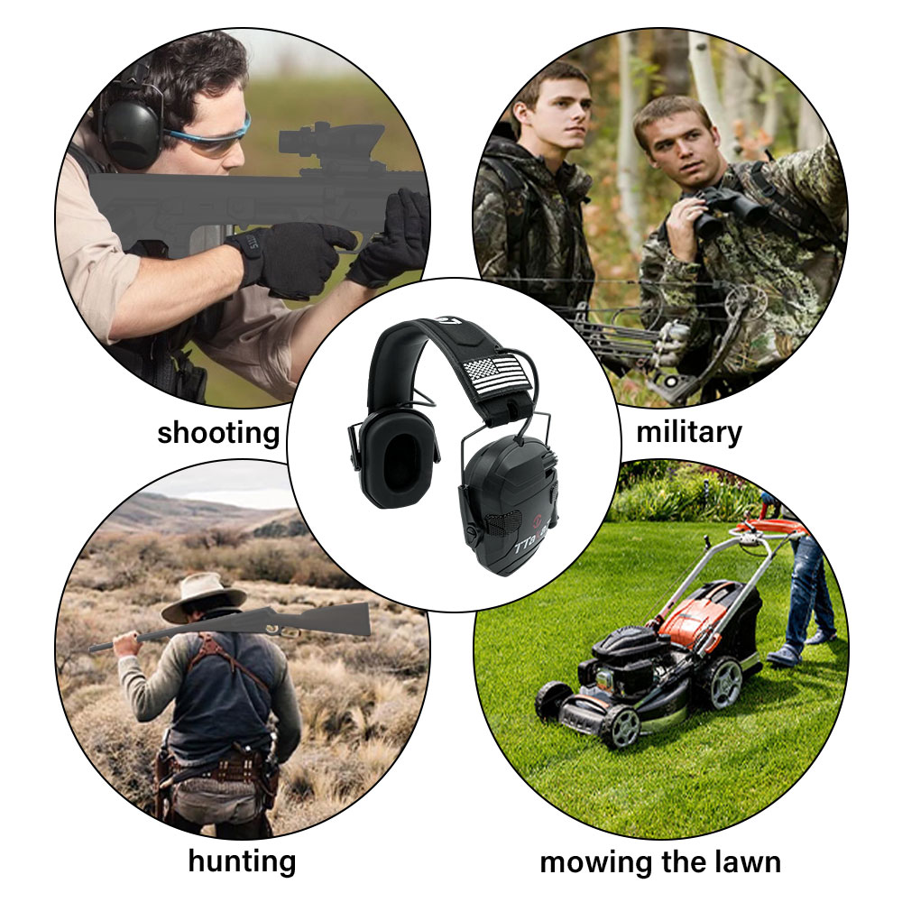 W1/W3 Electronic Shooting Earm - огляд і ціна Ear Muff Foldable